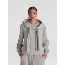 KBB by KAHLANA Long Sleeve 'The Double Layer Crewneck Sweatshirt' - Gray XXL