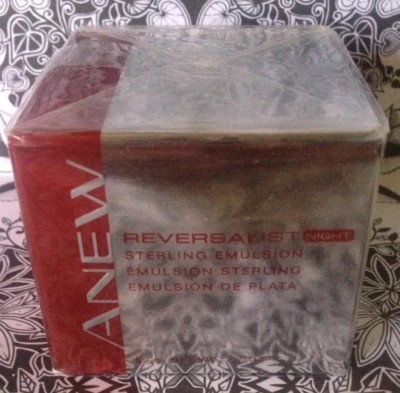Avon Anew REVERSALIST NIGHT Sterling Emulsion 1.7 oz Sealed in Box