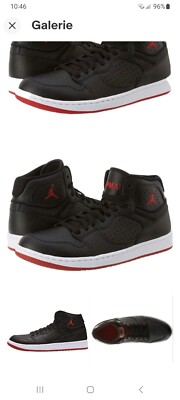 NIKE JORDAN ACCESS schwarz/rot Sneaker High Schuhe Gr. 43  Neu 