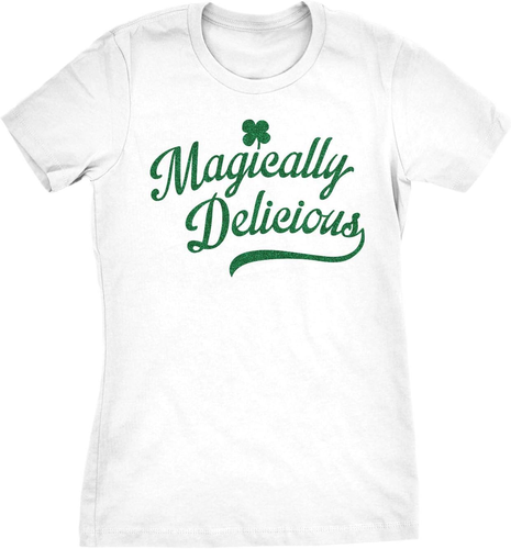 Womens Saint Patricks Day T Shirts Funny Shenanigans Clover Graphic Tees for Wom