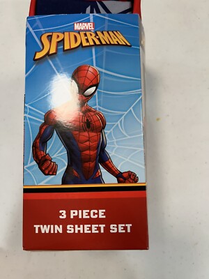 NEW Spider-Man Twin Sheet Set Jay Franco & Sons Marvel Super Hero