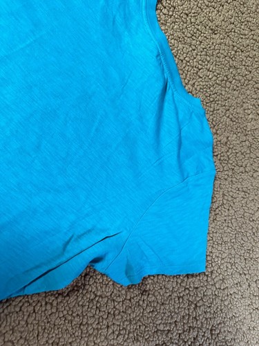NWT Disrict - Teal w/Purple Guam Flower Sht Slve T 100% Cotton Sz XL - Picture 10 of 13
