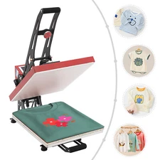 DIY T-Shirt Heat Press 16"x20" Transfer Machine Auto Open Sublimation Swing Away