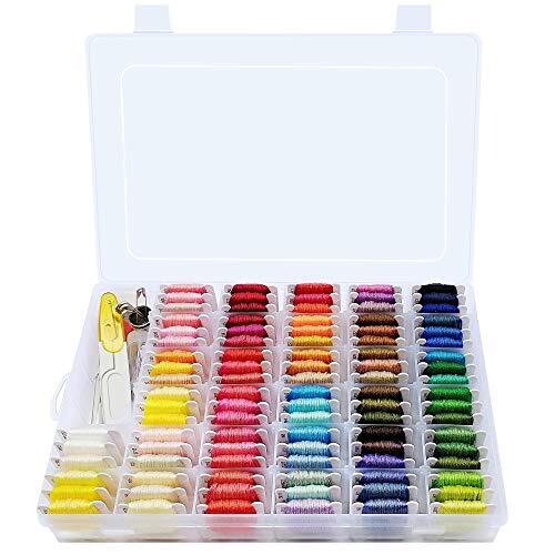 Embroidery Floss Cross Stitch Supplies, Friendship Bracelets String Kit - Picture 2 of 7