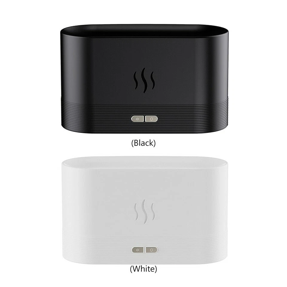 Flame Humidifier Diffuser USB Oil Air Mist Essential Ultrasonic Maker Aroma Home - Image 4 of 4