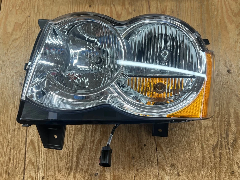 Галогенные фары головного света для 2005-10 Jeep Grand Cherokee левый водитель OEM MOPAR - Изображение 2 из 4