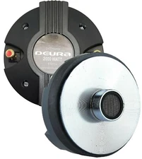 DEURA®4000W 2PCS 1.75" Titanium Compression Driver Screw-on Horn Speaker Tweeter