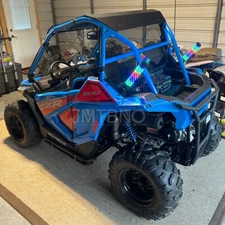 2x 1FT Thick LED Whip Spiral Chasing RGB Fat Whip Lights For Polaris RZR 200 UTV