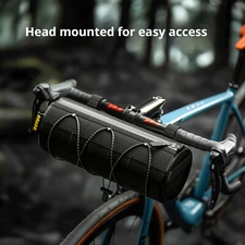 ENLEE Bicycle Handlebar Bag Bike Front Tube Cycling Storage Pouch Trunk Pannier