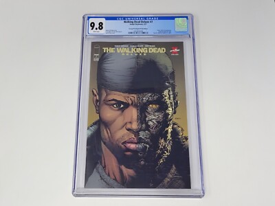 Walking Dead Deluxe #7 2nd Print Gold Foil Edition Comics Vault Live CVL CGC 9.8