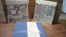 Colorbok Postbound Scrapbook album 2 Perfect Pages Embellished Kits12" x 12"