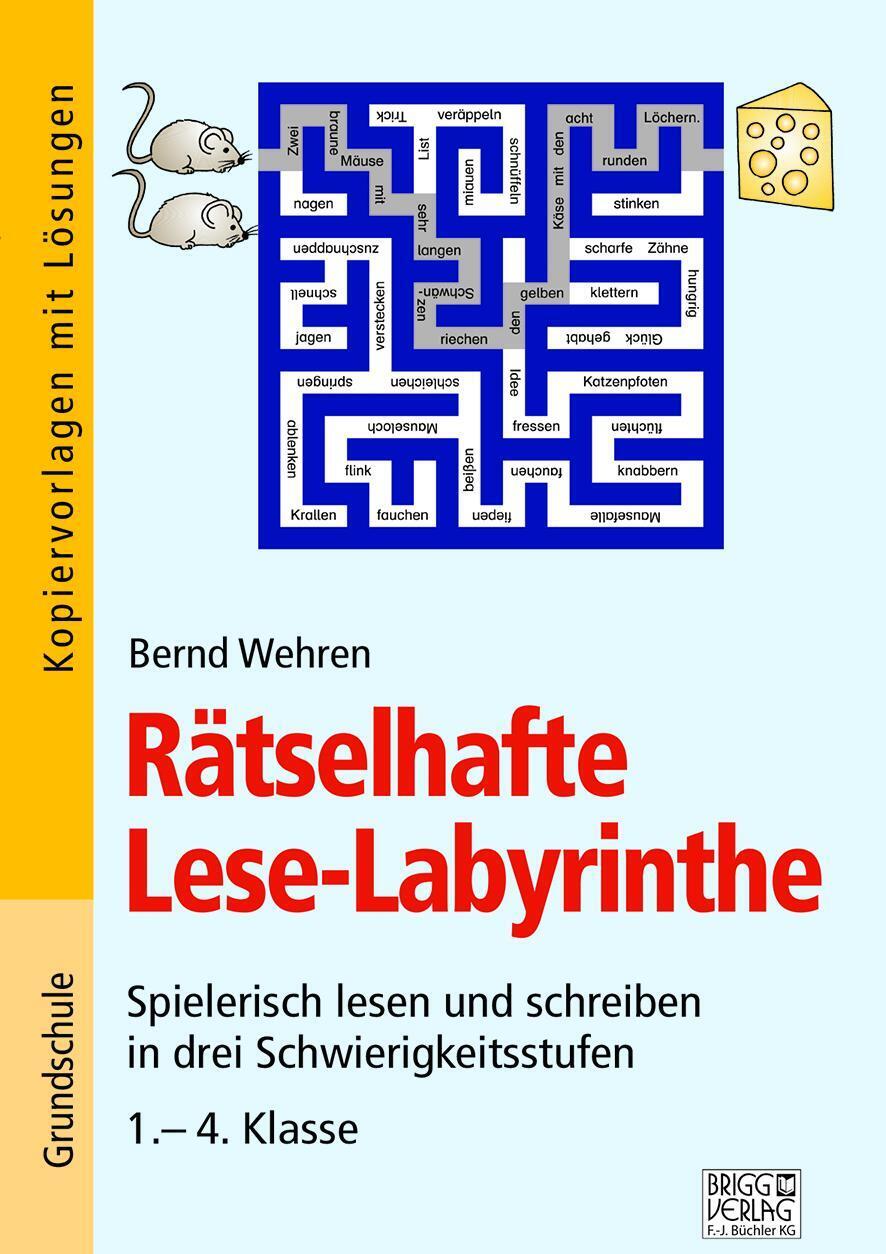 Thumbnail - Rätselhafte Lese-labyrinthe | Bernd Wehren | Taschenbuch | 68 S. |