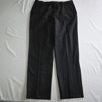 Jack Victor 36x34 Charcoal Gray 100% Wool Neptune Mens Dress Pants