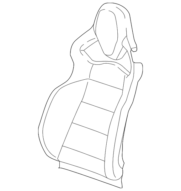 Genuine GM Seat Back Cover 84106194 eBay