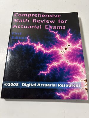 Comprehensive Math Review Comprehensive Math Review For Actuarial Exams VG 9780979807176| eBay