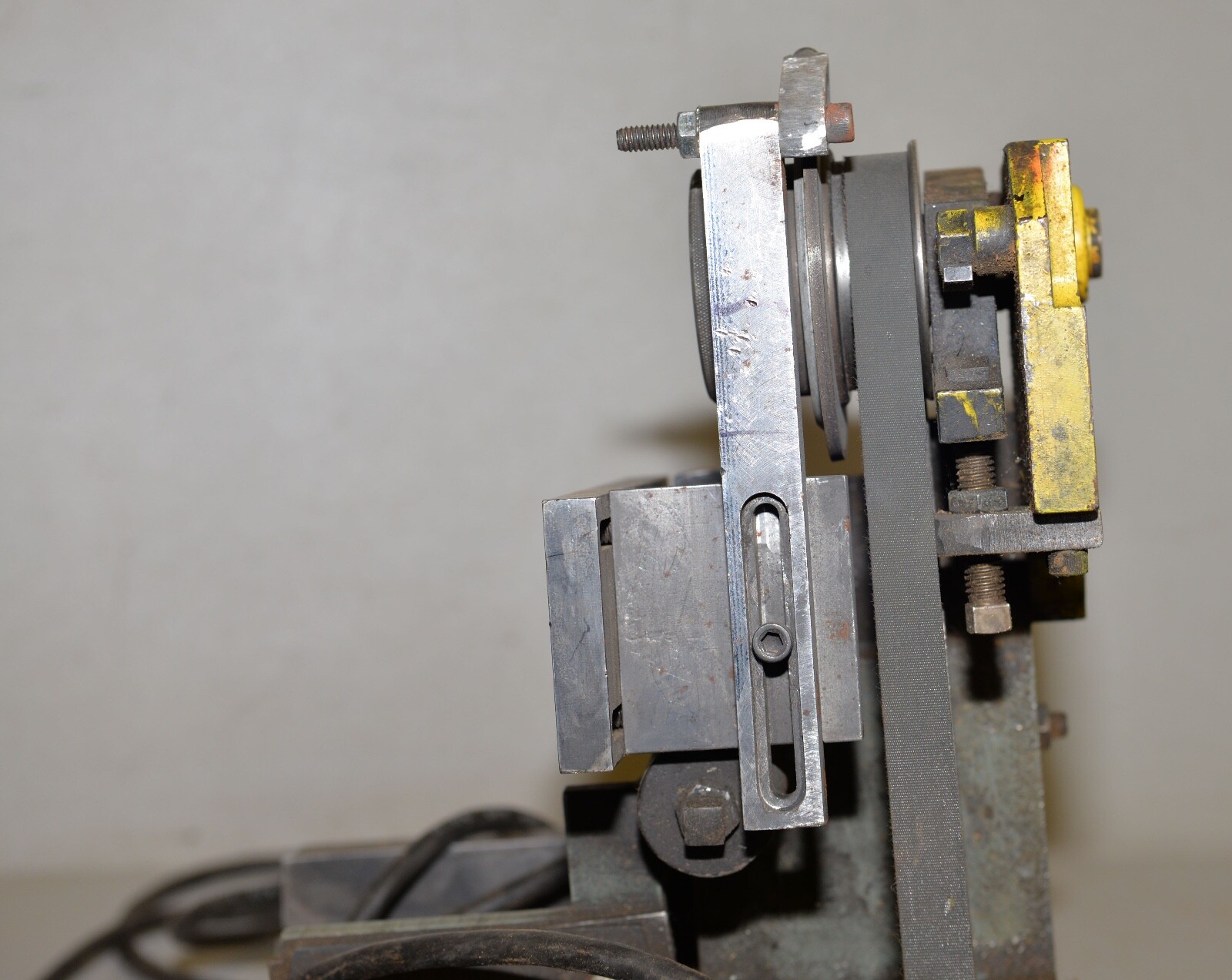 Vintage spin roll rotary grinding fixture tool cutter surface grinder