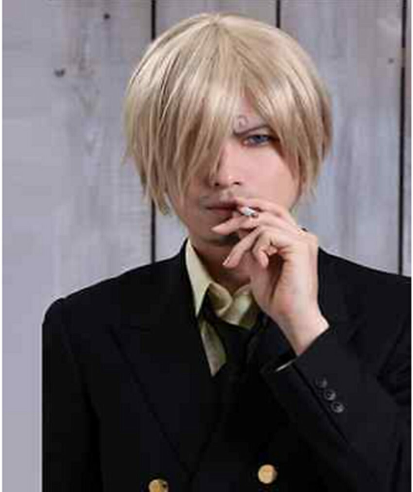 One Piece Sanji Timeskip Cosplay Wig – FM-Anime