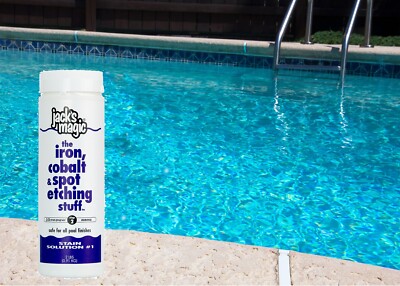 Jack's Magic  Swimming Pool Iron, Cobalt & Spot Etching Stuff Solution #1- 2 lbs