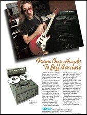 Doobie Brothers Steely Dan Jeff Skunk Baxter Otari MK III-8 tape deck ad