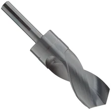 Chicago Latrobe 190F High-Speed Steel Reduced Shank Drill Bit, Black Oxide