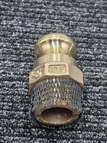 PT COUPLING 12F BRASS CAM & GROOVE COUPLING 1.05" ID x 1.73" OD