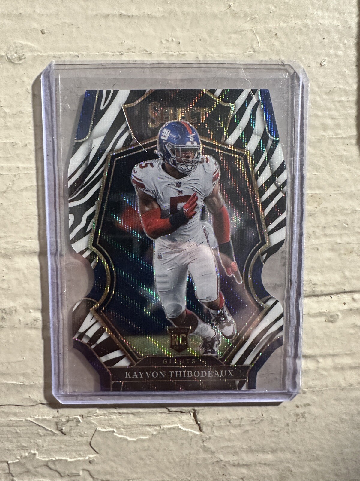 2022 Panini Select Kayvon Thibodeaux #175 Zebra Die-Cut Rookie Card!