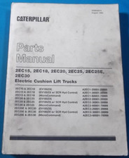CATERPILLAR 2EC15 2EC18 2EC20 2EC25 2EC25E 2EC30 Muletto Parti Manuale Libro