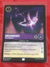 FOIL Disney Lorcana Shimmering Skies - Archimedes - Electrified Owl 47/204 FOIL