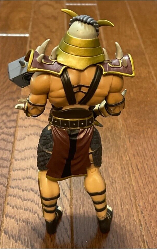 Boneco Action Figure Shao Kahn Resina 20cm Mortal Kombat – Geração Bit Games