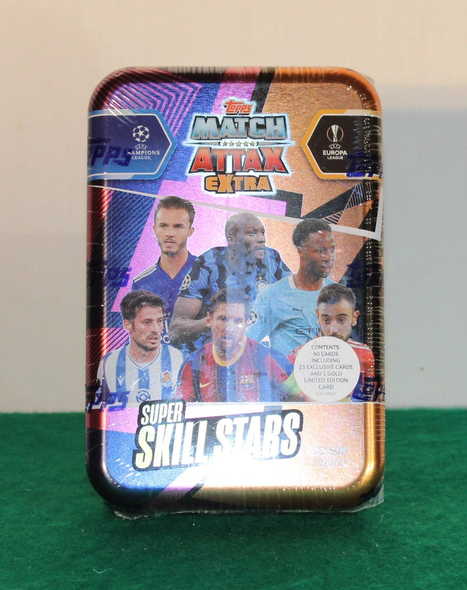 2020/2021 Topps Match Attax Extra Soccer Tin--Factory Sealed | eBay