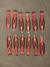 12 Klever Kutter X-Change Red Safty Protective Box Cutter with Narrow Head Used