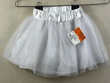 White Tutu Age 3-8 Dance Costume by Creatology NWT Stretchy Waist