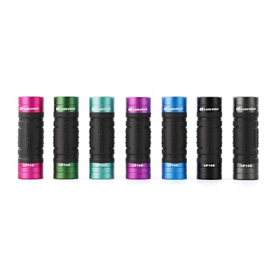 LUXPRO LP146 7-pack Mini LED Keychain Flashlight with TackGrip