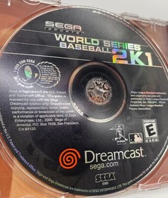 World Series Baseball 2K1 (Sega Dreamcast, 2000) CIB - Tested/Working