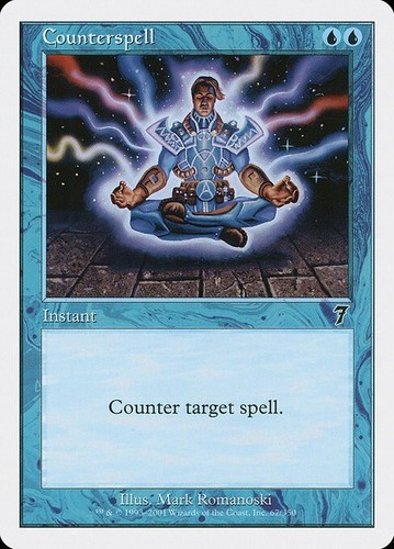 Counterspell 1x  MtG Seventh Edition 7th SP/NM