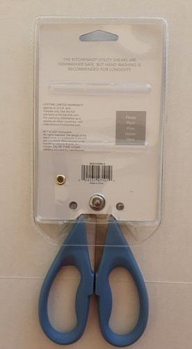 Kitchen Aid Utility Shears / Scissors (Corn Flower Blue) NEW KE351OHBLA - Picture 4 of 5