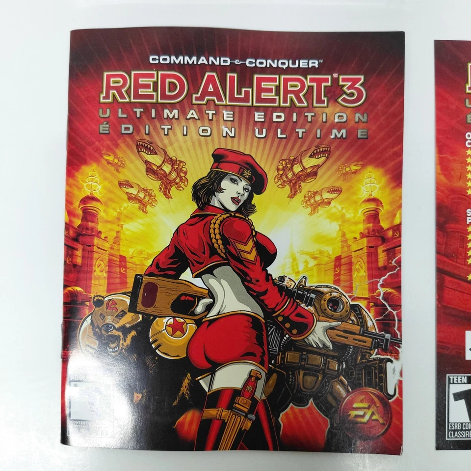 Command & Conquer: Red Alert 3 - Ultimate Edition (Sony PS3, 2009) - CIB Manual - Image 4 of 4