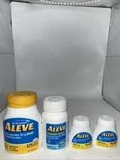 Lot Of 4 Aleve Pain Relief Exp 2/28/26+++