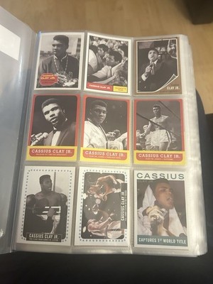 TOPPS MUHAMMAD ALI THE PEOPLE S CHAMP TYSON BECK COLLECTION COMPLETE SET 1-110