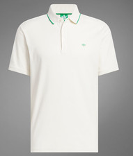 NEW MENS ADIDAS ORIGINALS TREFOIL POLO SHIRT SIZE XL  JH3861 WHITE/GREEN