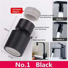 Kitchen Faucet Spray Head 360  Universal Swivel Dual Mode Faucet Bubbler Bathroo