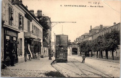 78 SAINT CYR L'ECOLE - rue de l'ecole (fold)
