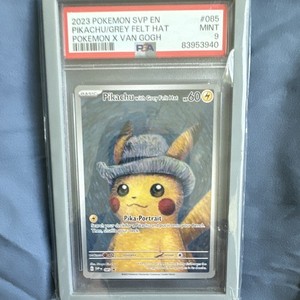 Pikachu with Grey Felt Hat | eBay