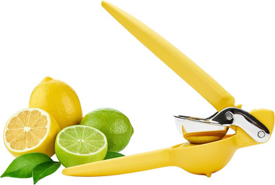 Chef'N Freshforce Lemon Squeezer Citrus Juicer, Manual Hand Press with Dual-Gear