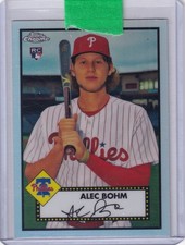 2021 Topps Chrome Platinum Anniversary Refractor Alec Bohm RC Phillies #1