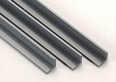 Plastruct Angle ABS 1/8 (7) - Model Scratch Building Plastic Sheet Rod Tube