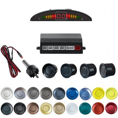 SANDETOUN Parking Sensor Kit Backup Sensor Kit Reverse Sensor for Car 18 Colo...