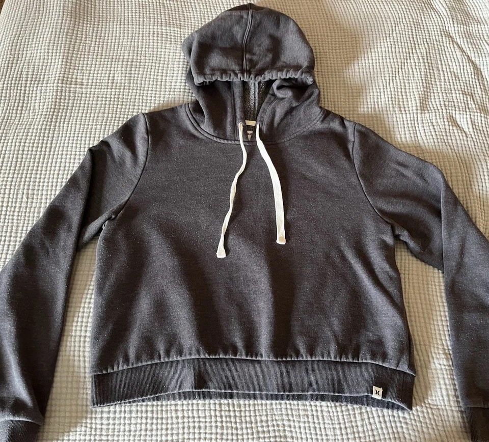 Hurley Surf Co ~ Sudadera corta con capucha para mujer azul marino ~ talla grande Foto 2 de 4