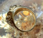 Vintage 18k Plated Nugget Crystal Ring!!!  — photo 5