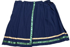 Handmade Native American Reenactment Flannel Ribbon Skirt Regalia